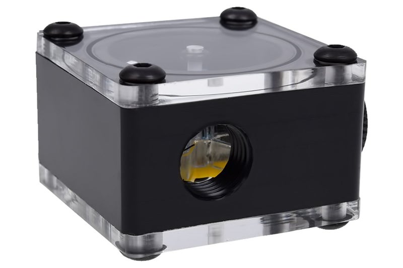 Alphacool G1/4" Eisfluegel Flow Indicator, Square Shape, Black Body - Image 3